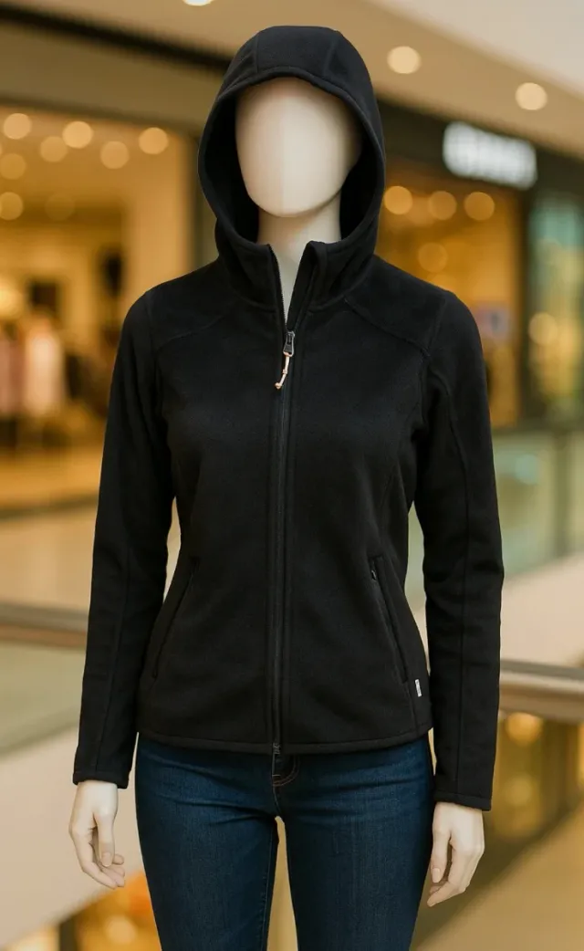 Forro polar mujer negro