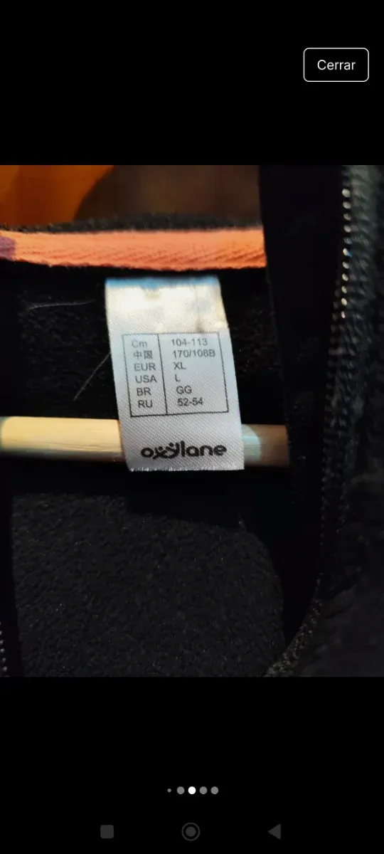 Forro polar mujer negro