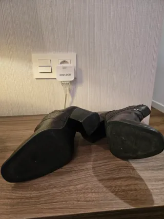 Botín Zara Piel Cocodrilo Talla 36