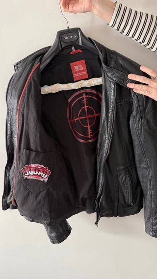 Chaqueta de cuero Deadshot Suicide Squad EMP