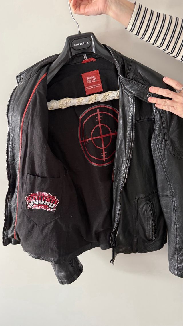 Chaqueta de cuero Suicide Squad