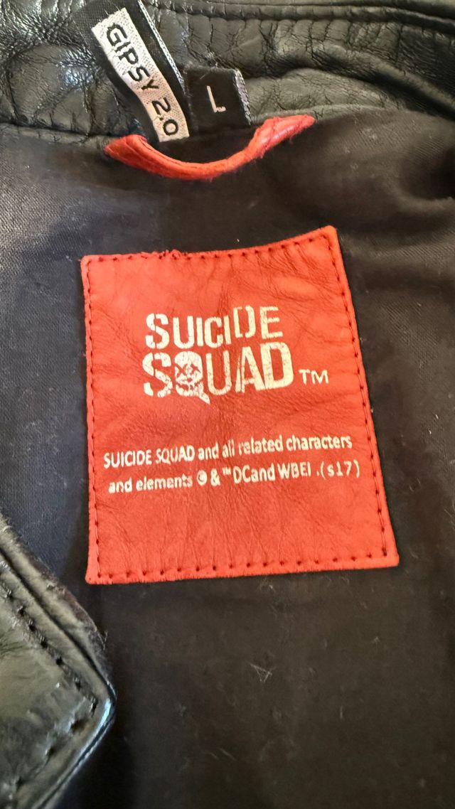 Chaqueta de cuero Suicide Squad