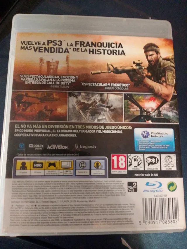 Dos Juegos PS3 Call of Duty: Black Ops FPS