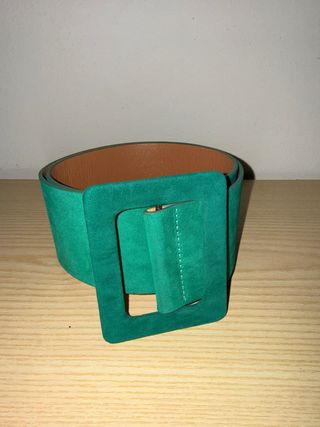 Cintura senza buchi verde e senape