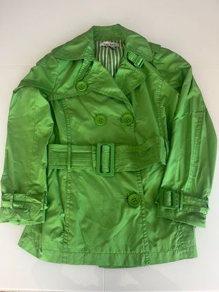 Chaquetón Zara Basic Verde