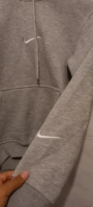 Sudadera Nike Gris con Pantalón