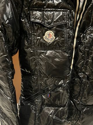 Moncler Giacca Donna Lucida Nera