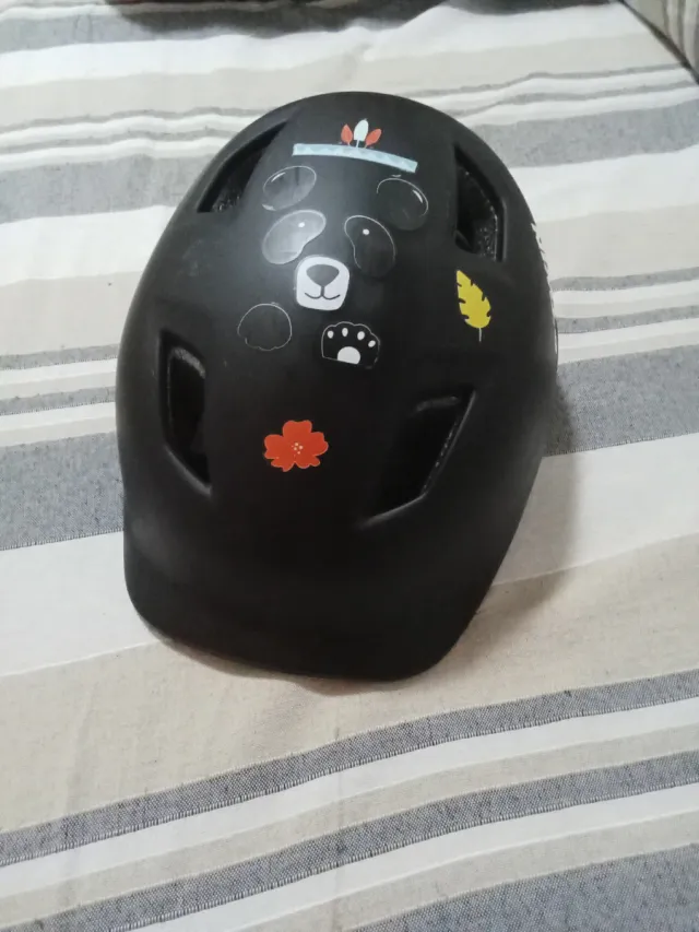 Casco Bici Urbana BTWIN Adulto 100 Negro