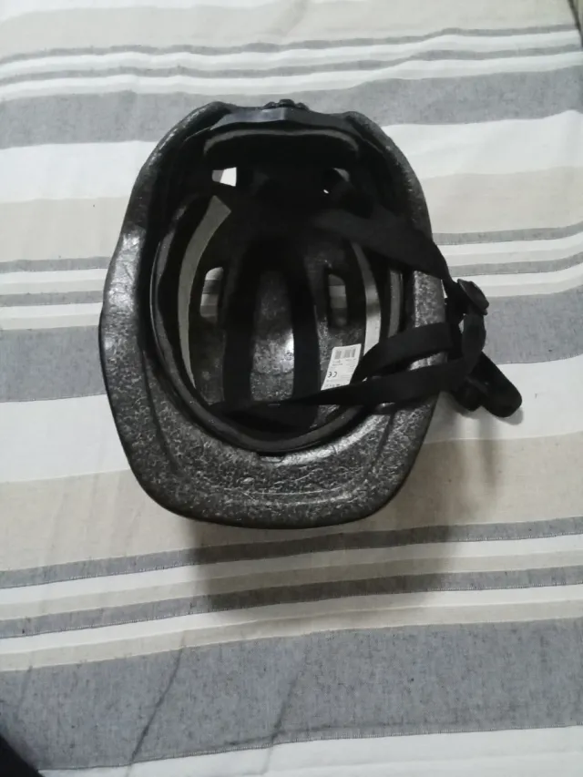 Casco Bici Urbana BTWIN Adulto 100 Negro