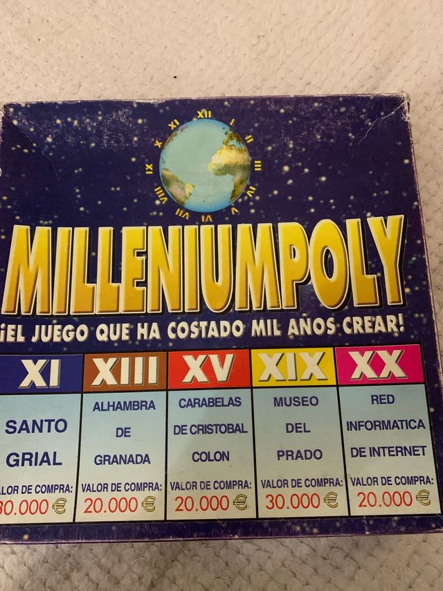 Milleniumpoly Juego de Mesa Casi Nuevo