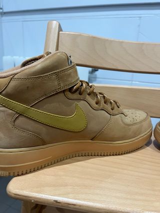 Nike Air Force 1 Mid Beige/Marrón
