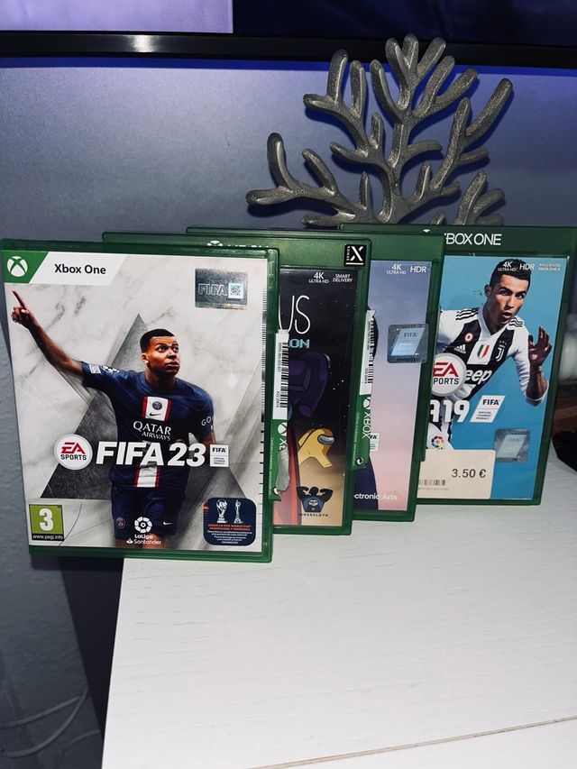 Juego Xbox One FIFA 23, FIFA 22, FIFA 19 y AmongUs