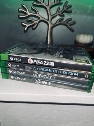 Juego Xbox One FIFA 23, FIFA 22, FIFA 19 y AmongUs