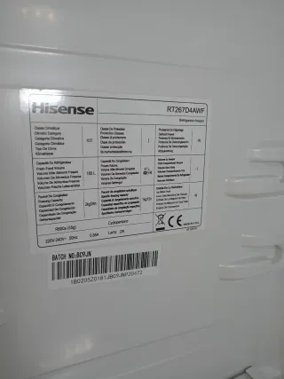 Frigorífico Hisense Blanco