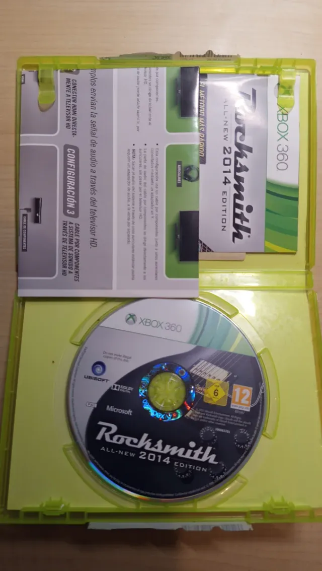 Rocksmith 2014 Xbox 360 Juego + Cable