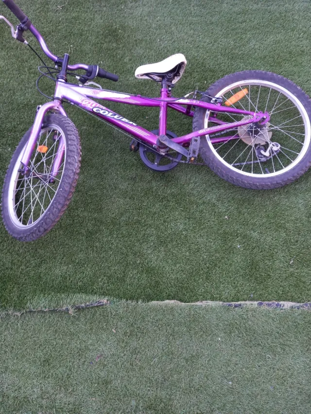 Bicicleta Morada Infantil