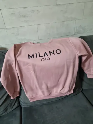 Sudadera rosa MILANO ITALY Talla L