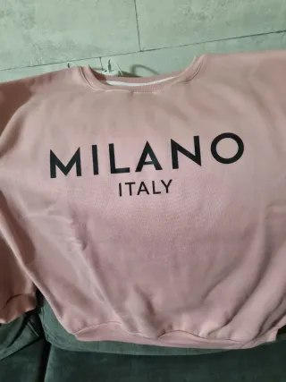 Sudadera rosa MILANO ITALY Talla L
