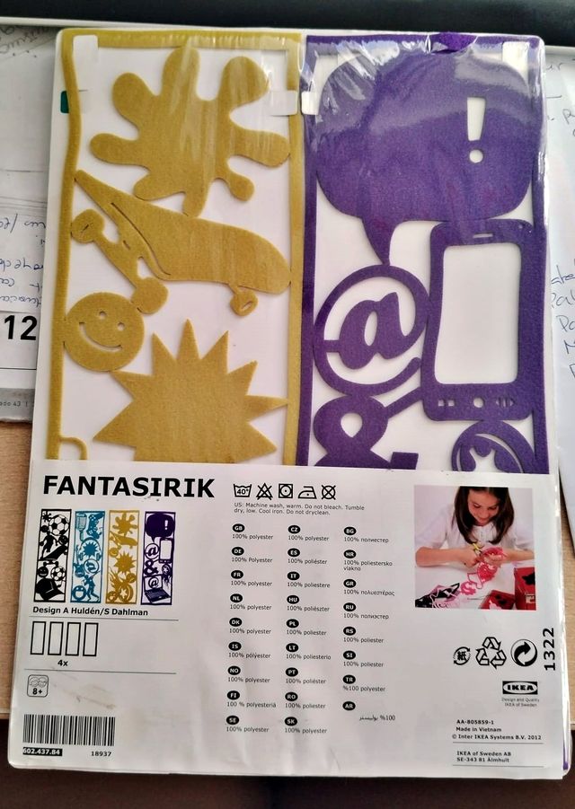 Fantasirik IKEA manualidades fieltro