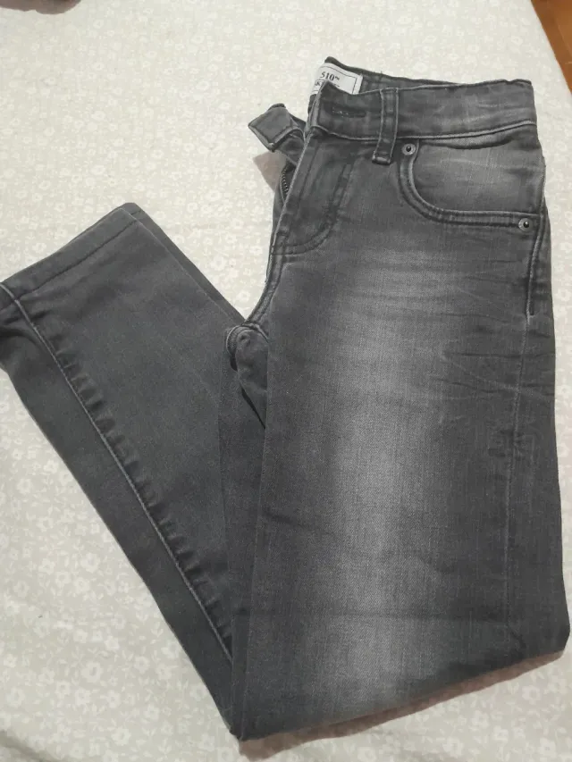 Lote 2 Pantalones Vaqueros Gris Oscuro