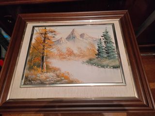 Cuadros clásicos con motivos rurales.