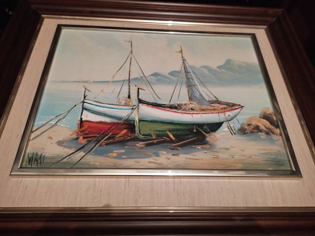 Cuadros clásicos con motivos rurales.