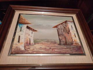 Cuadros clásicos con motivos rurales.