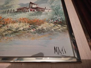 Cuadros clásicos con motivos rurales.