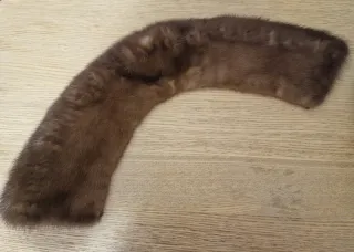 colletto di pelliccia vera per cappotti