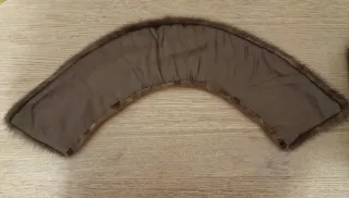 colletto di pelliccia vera per cappotti