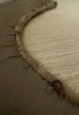 colletto di pelliccia vera per cappotti