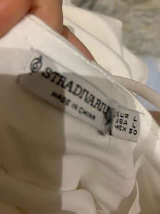 Vestido mini blanco halter joven verano