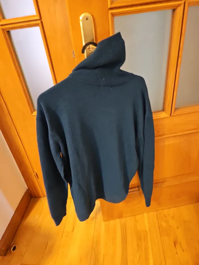 Jersey verde cuello alto Nicoli talla S