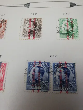 12 Sellos Correos Primer Centenario