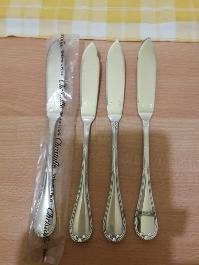 Coltelli da pesce Christofle Argento