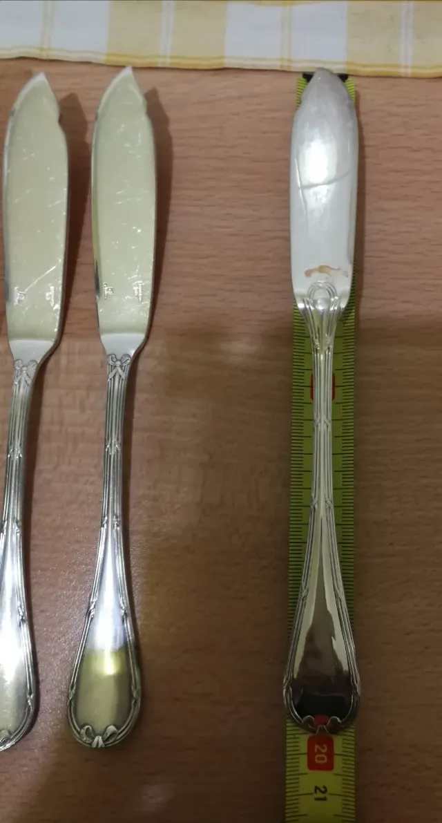 Coltelli da pesce Christofle Argento