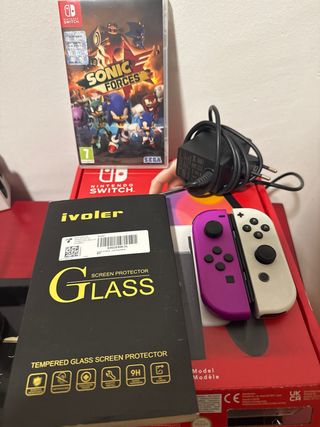 Nintendo Switch Oled Morado y Amarillo