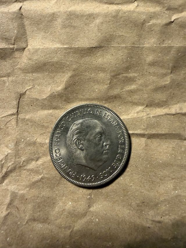Moneda 5 Pesetas 1949 *50
