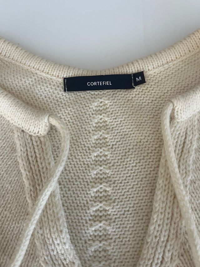 Poncho CORTEFIEL beige talla M