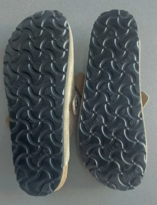 Zuecos Birkenstock Beige Talla 38