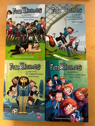 Colección de libros de los Futbolísimos