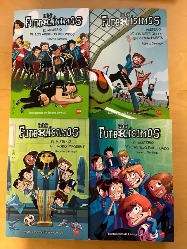 Colección de libros de los Futbolísimos