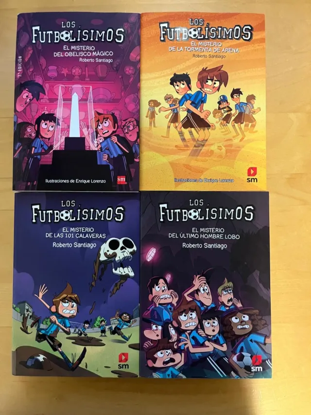 Colección de libros de los Futbolísimos