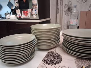 Set 12 piatti piani, fondi e piccoli IKEA