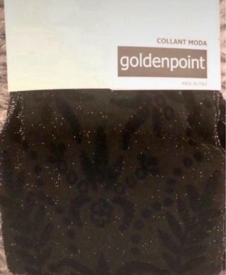 Collant Goldenpoint Nero/Argento Taglia M