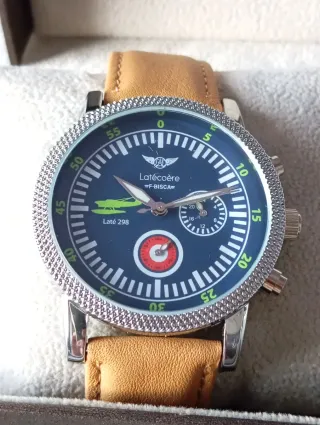 Orologio Pilot Latécoère Blu e Marrone