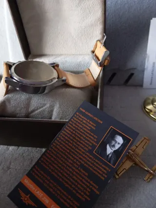 Orologio Pilot Latécoère Blu e Marrone