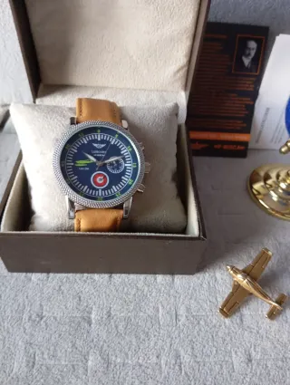 Orologio Pilot Latécoère Blu e Marrone