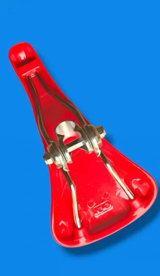 BMX Old School sillín nuevo Rojo antiguo stock