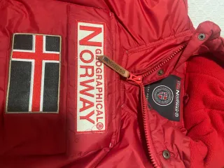 Abrigo Geographical Norway Rojo Talla M